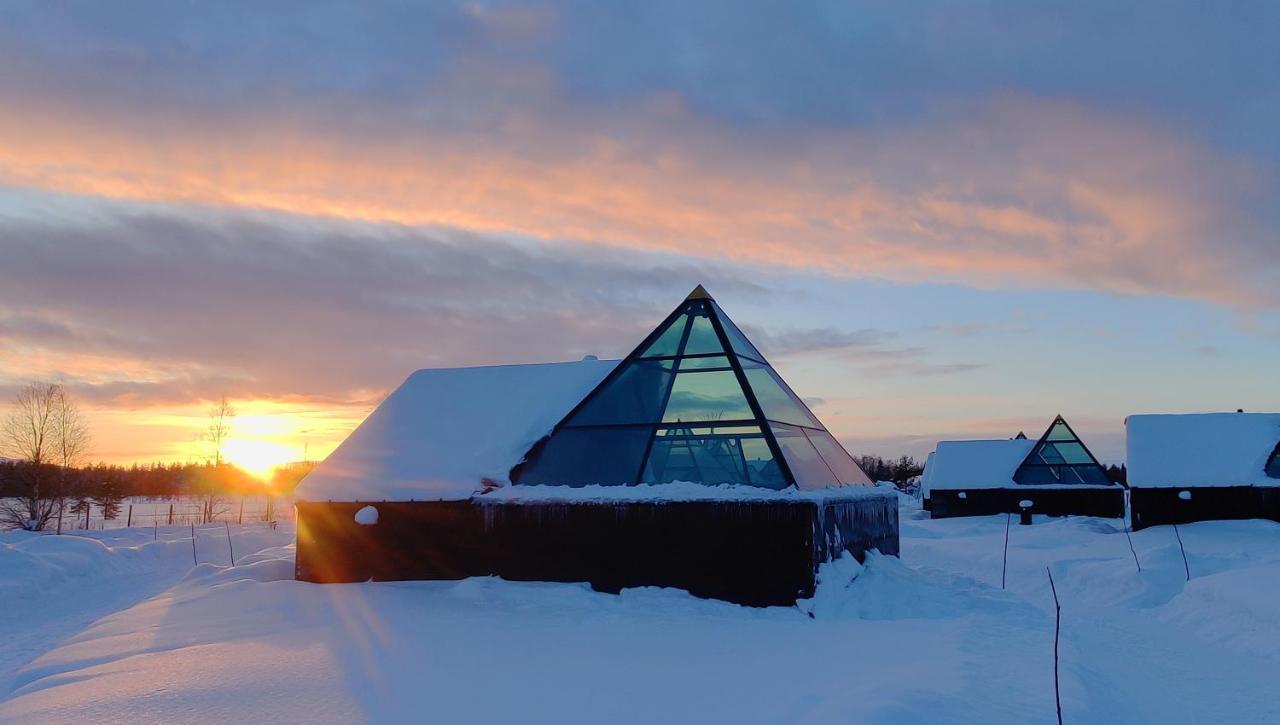 Aurora Pyramid Glass Igloos Köngäs Exterior foto