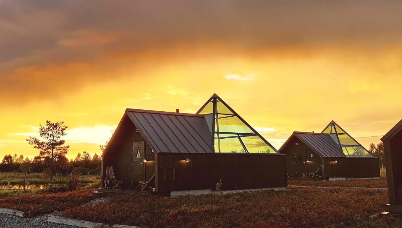 Aurora Pyramid Glass Igloos Köngäs Exterior foto