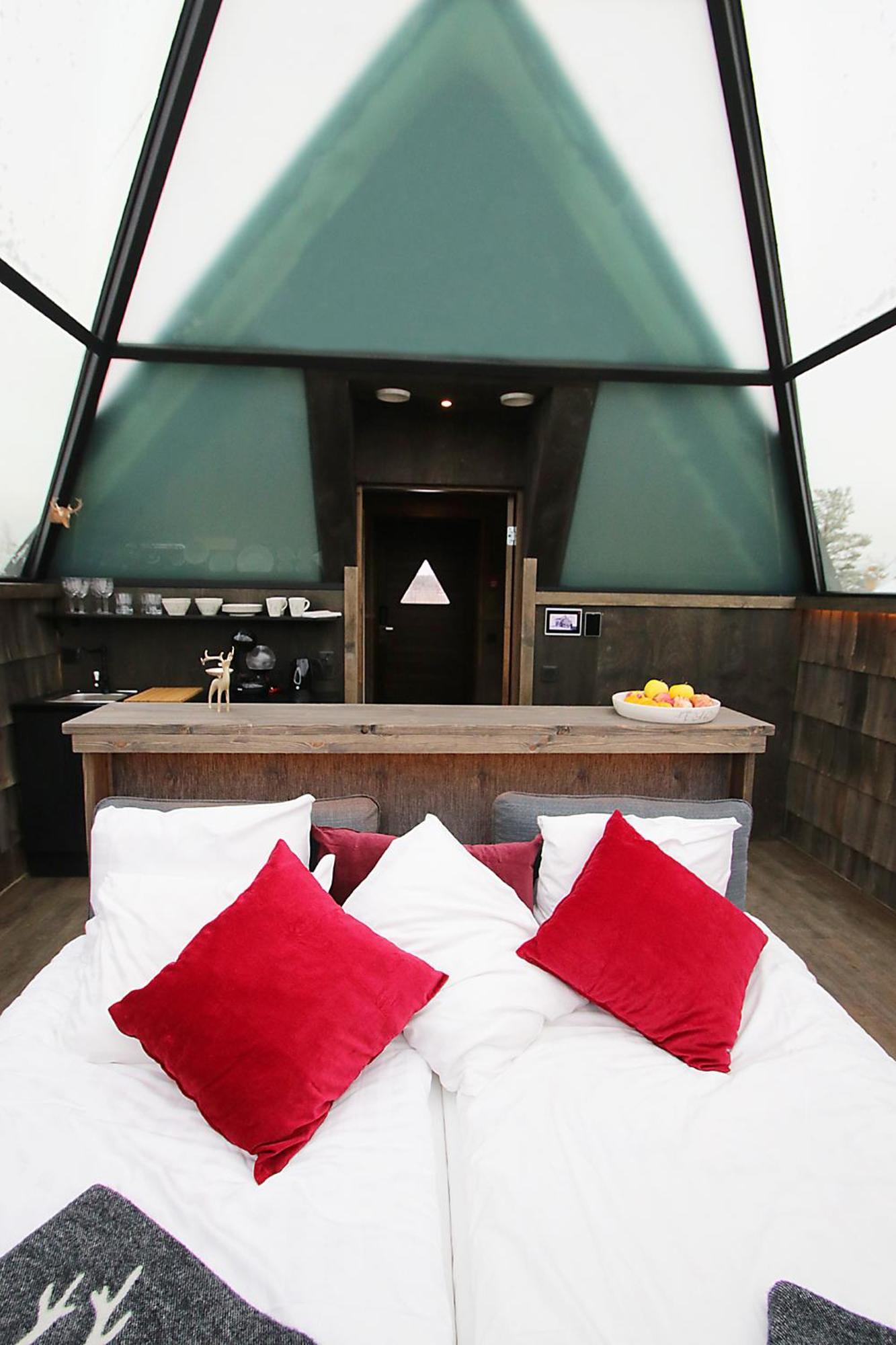 Aurora Pyramid Glass Igloos Köngäs Exterior foto
